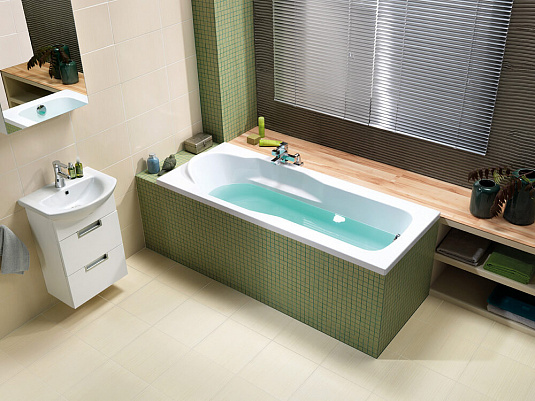 Фото: Акриловая ванна Cersanit Santana 160x70 WP-SANTANA*160-W Roca в каталоге